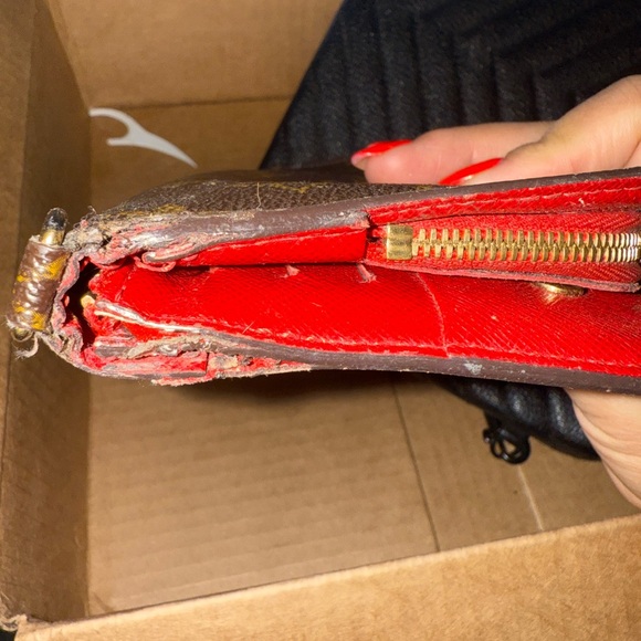 Louis Vuitton Brown Monogram Wallet - Picture 11 of 12